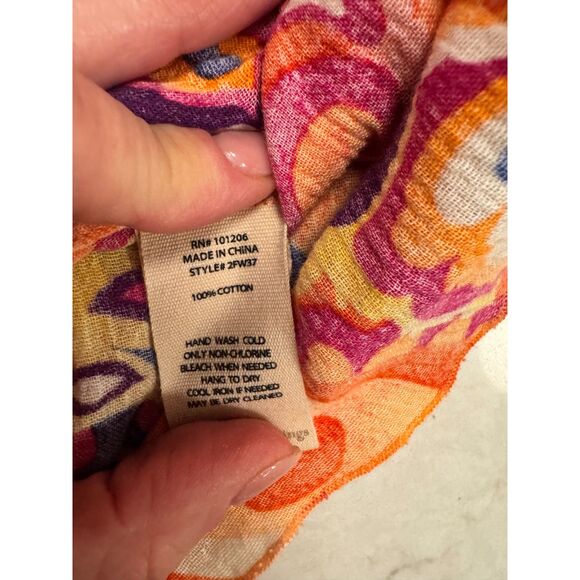 Soft Surroundings Multicolor Blouse • Layered Look • Bright & Artsy Vacation - Picture 7 of 9